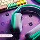 The Logitech G335 wired headphones in mint look really good alongside other colorful peripherals.